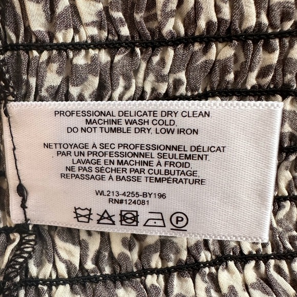 Proenza Schouler White Label Micro Floral Smocked Top Women's - Picture 10 of 10